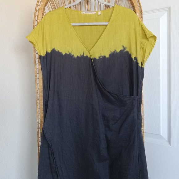 ⚡ Soft Surroundings Dip Dye Linen Maxi Dress - Picture 2 of 5
